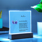Personalized Little Ballerina Dancer Acrylic Plaque Night Light