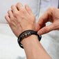 My Badass Son Love You Forever Leather Bracelet