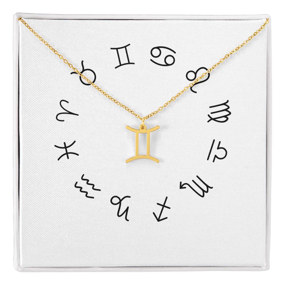 Zodiac Symbol Necklace - Choose Your Sign