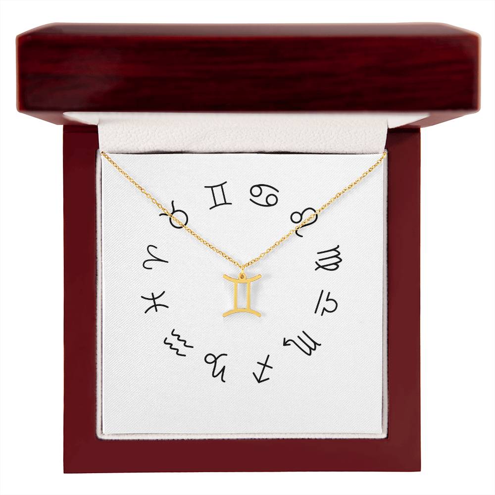 Zodiac Symbol Necklace - Choose Your Sign