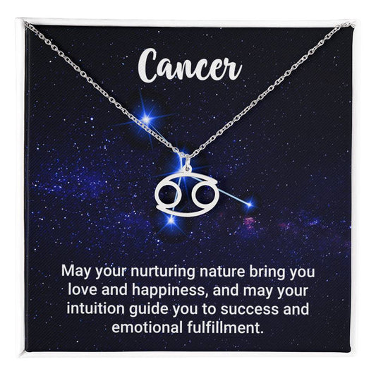 Zodiac Symbol Necklace - Cancer