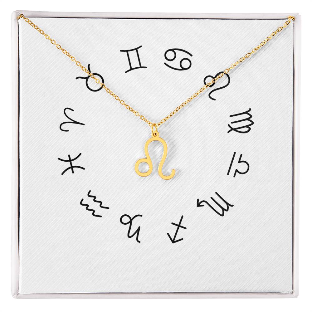 Zodiac Symbol Necklace - Choose Your Sign