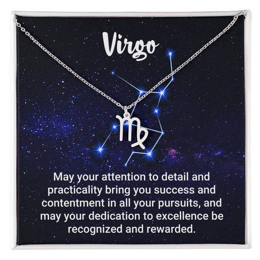 Zodiac Symbol Necklace - Virgo