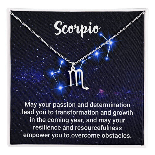 Zodiac Symbol Necklace - Scorpio