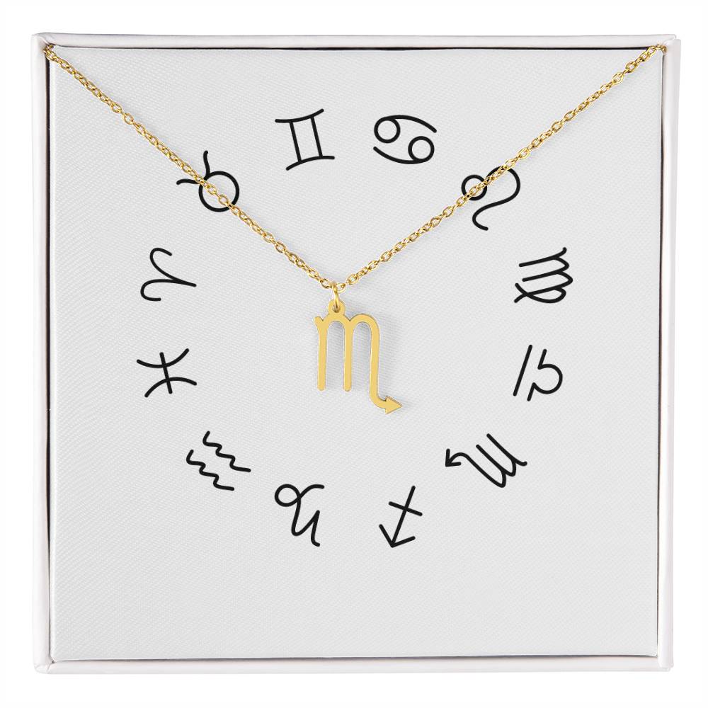 Zodiac Symbol Necklace - Choose Your Sign