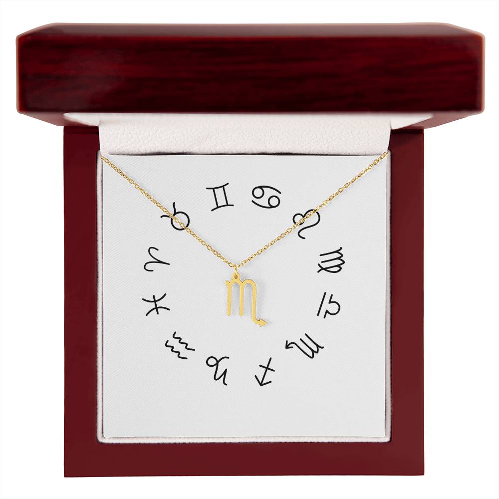 Zodiac Symbol Necklace - Choose Your Sign