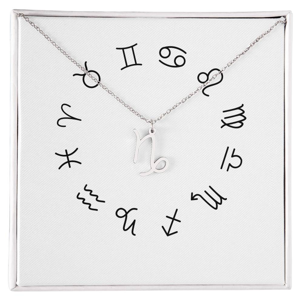 Zodiac Symbol Necklace - Choose Your Sign
