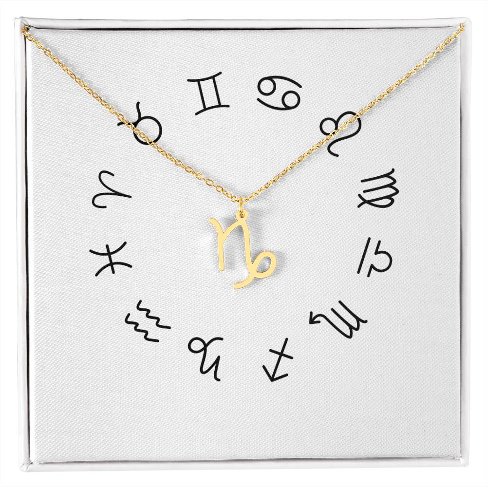 Zodiac Symbol Necklace - Choose Your Sign