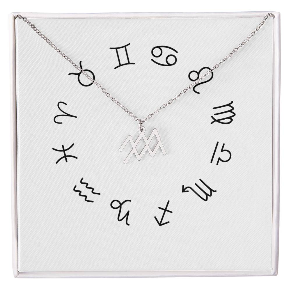 Zodiac Symbol Necklace - Choose Your Sign