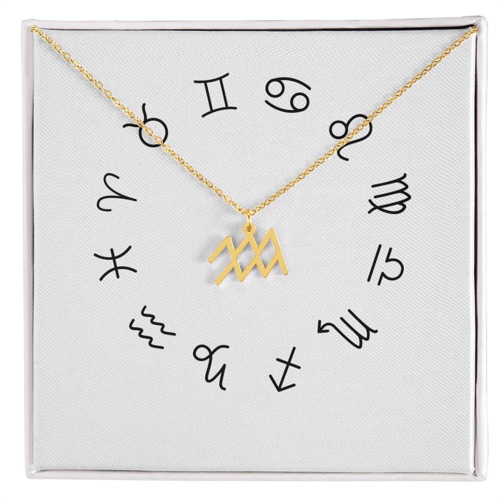 Zodiac Symbol Necklace - Choose Your Sign