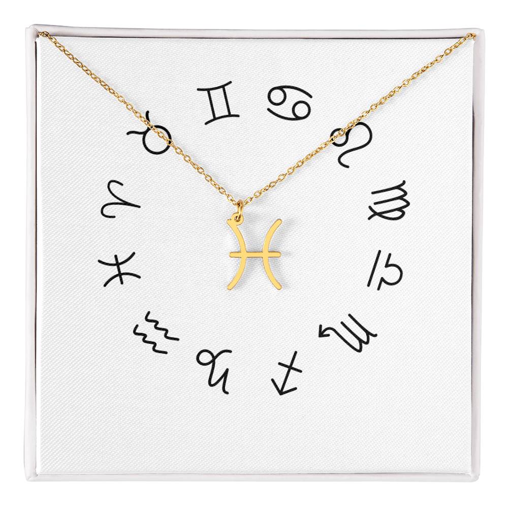 Zodiac Symbol Necklace - Choose Your Sign
