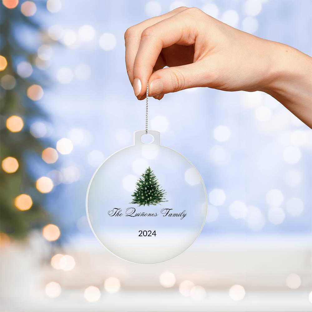 Personalized Family Christmas Tree - 2024