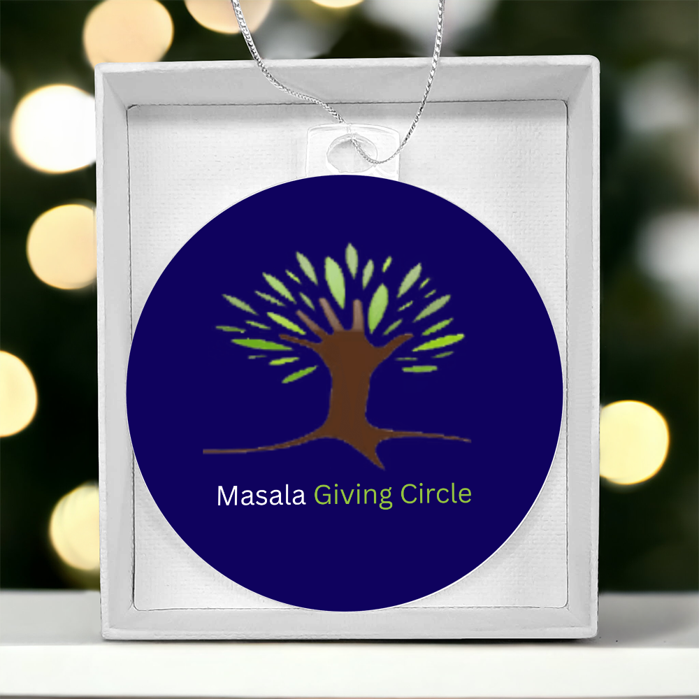 Masala Giving Circle Acylic Ornament Sample