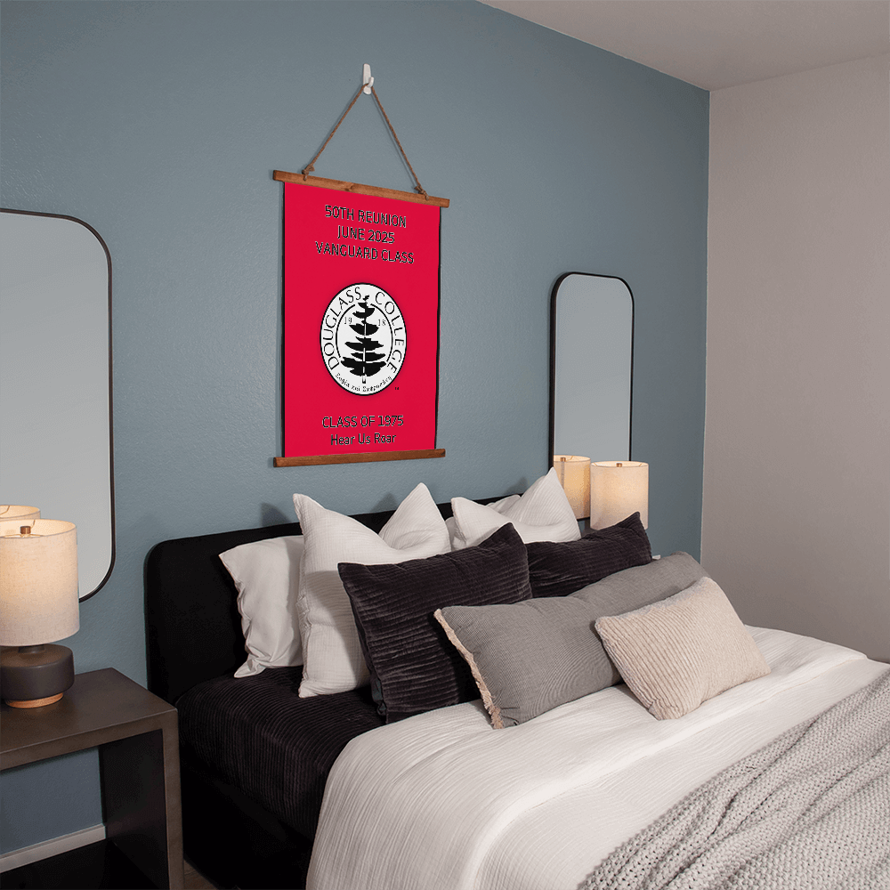 Douglass College Vanguard Class Banner Tapestry - 1975