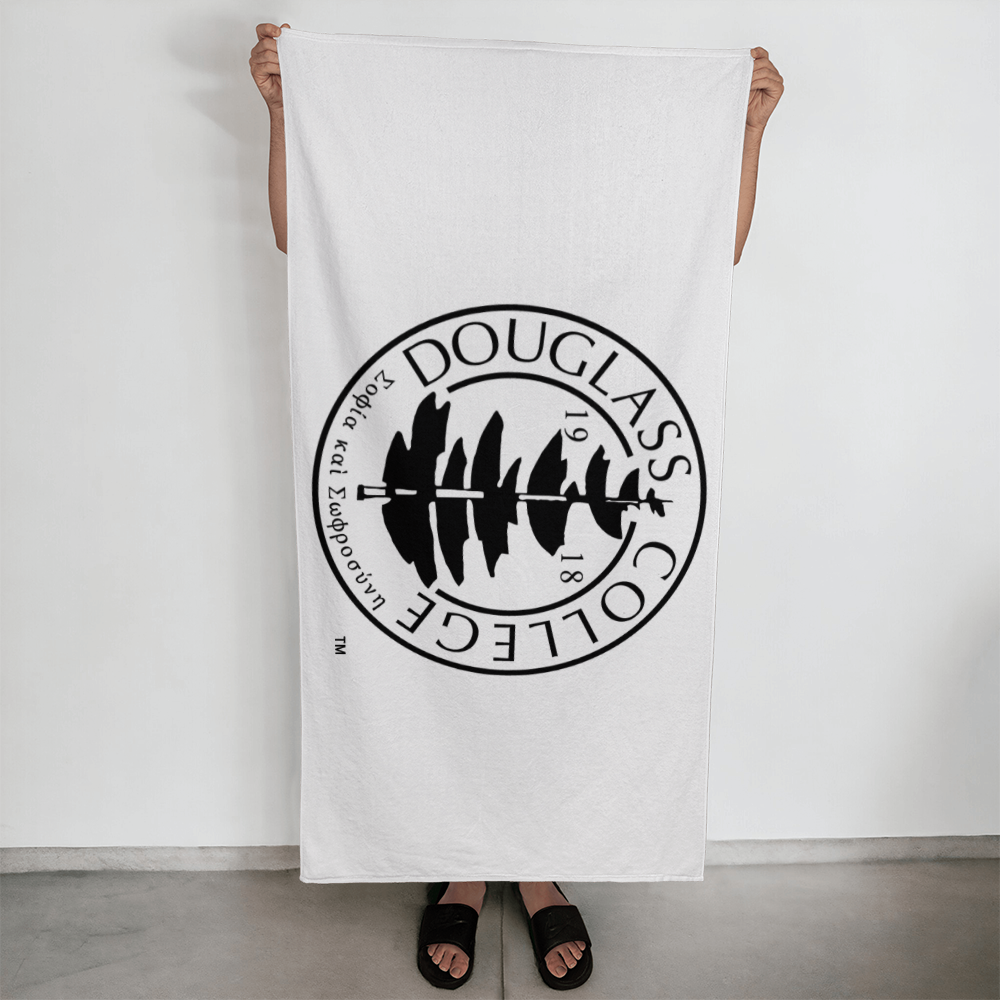 Douglass College Seal Sports Towel