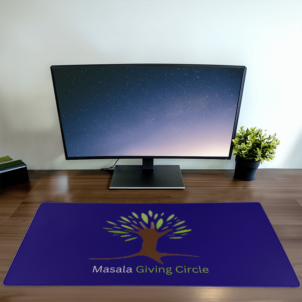 Masala Giving Circle Computer Desk Mat