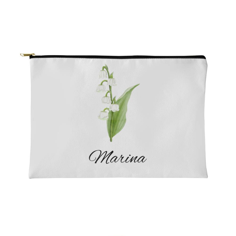 2 Birth Month Flower Makeup Bag for Vasios Law