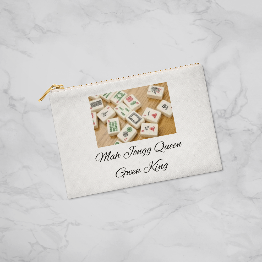 Mah Jongg Queen Gwen Small Makeup Bag