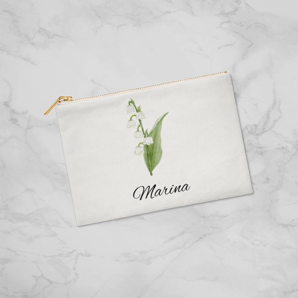 2 Birth Month Flower Makeup Bag for Vasios Law