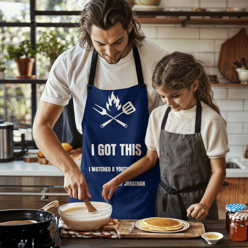 Personalized I Got This Grilling Apron - Navy