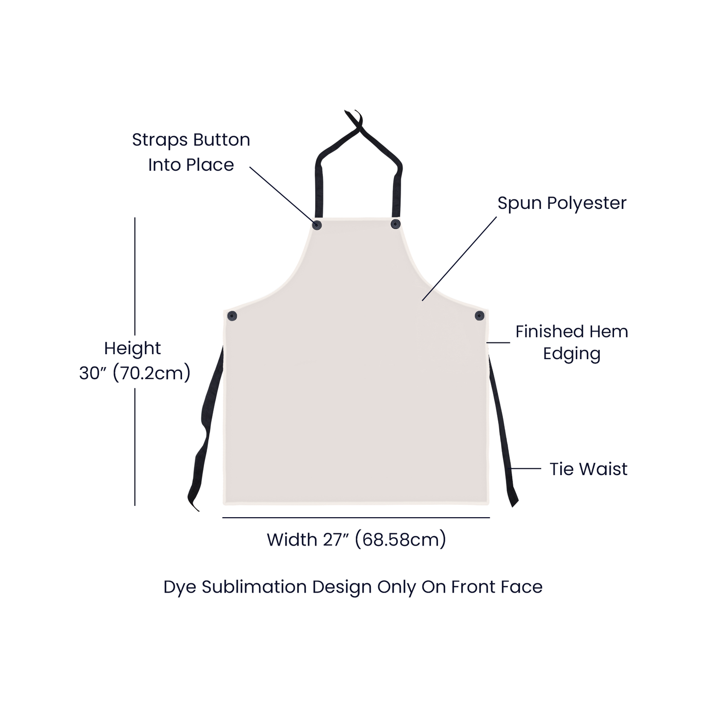 Personalized Rose Petal Women's Apron