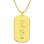 Personalized The Moment You Became My Dad - Engraved Dog Tag Necklace