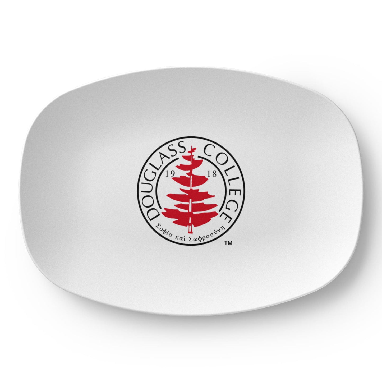 Douglass College Seal Serving Platter