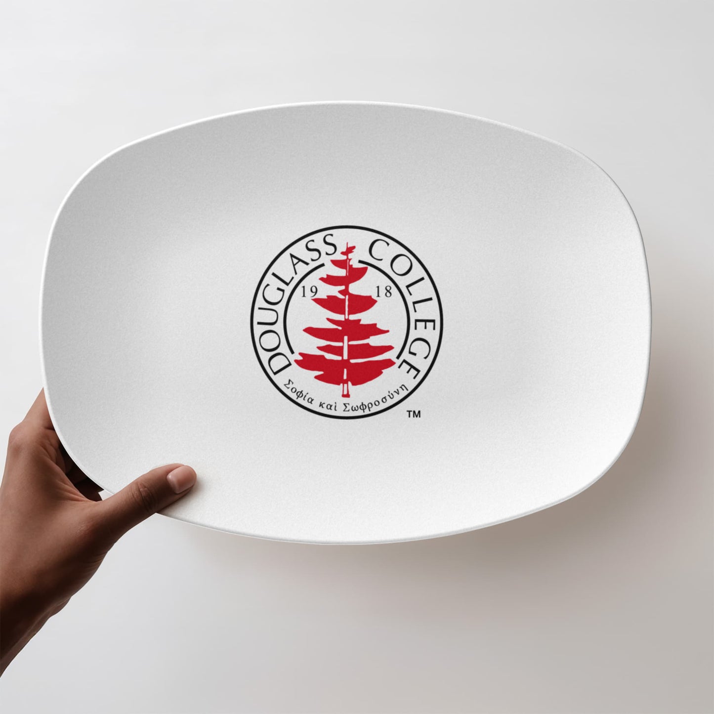 Douglass College Seal Serving Platter