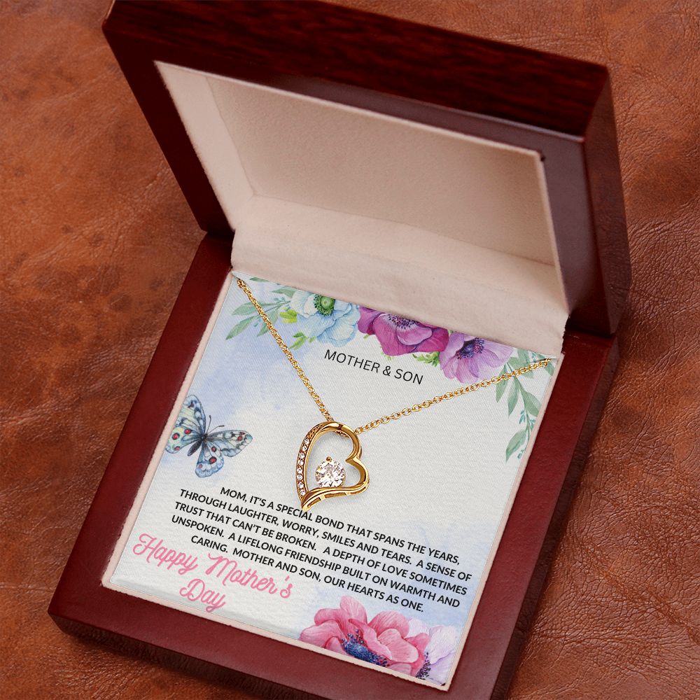 Forever Love Mother & Son Necklace for Mother's Day