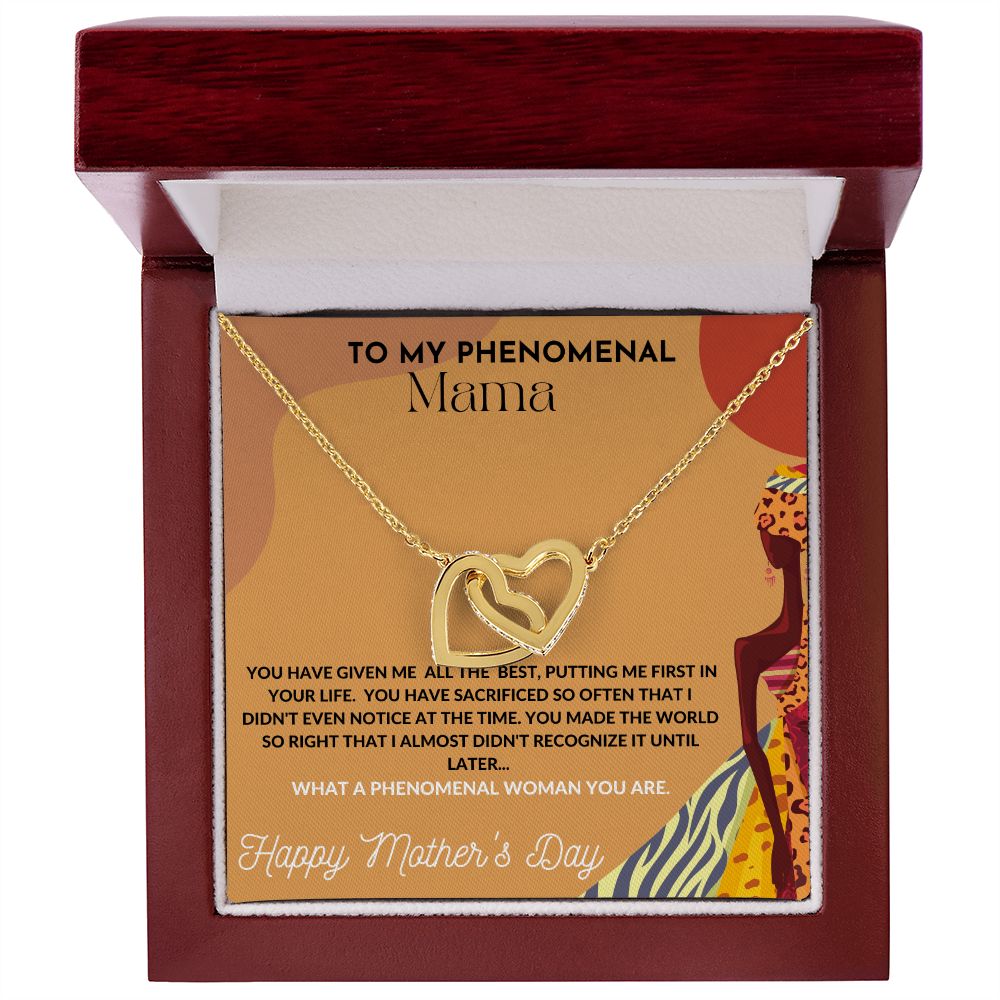 Interlocking Heart Necklace for a Phenomenal Mother's Day