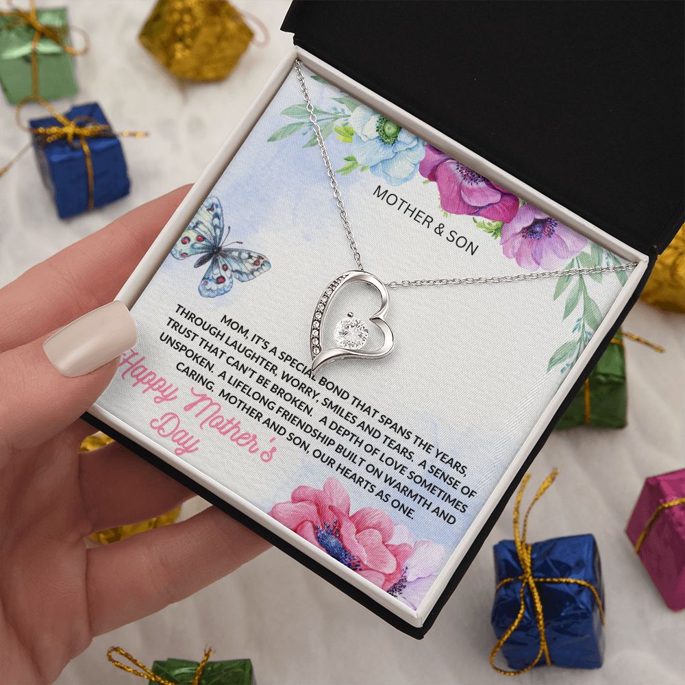 Forever Love Mother & Son Necklace for Mother's Day