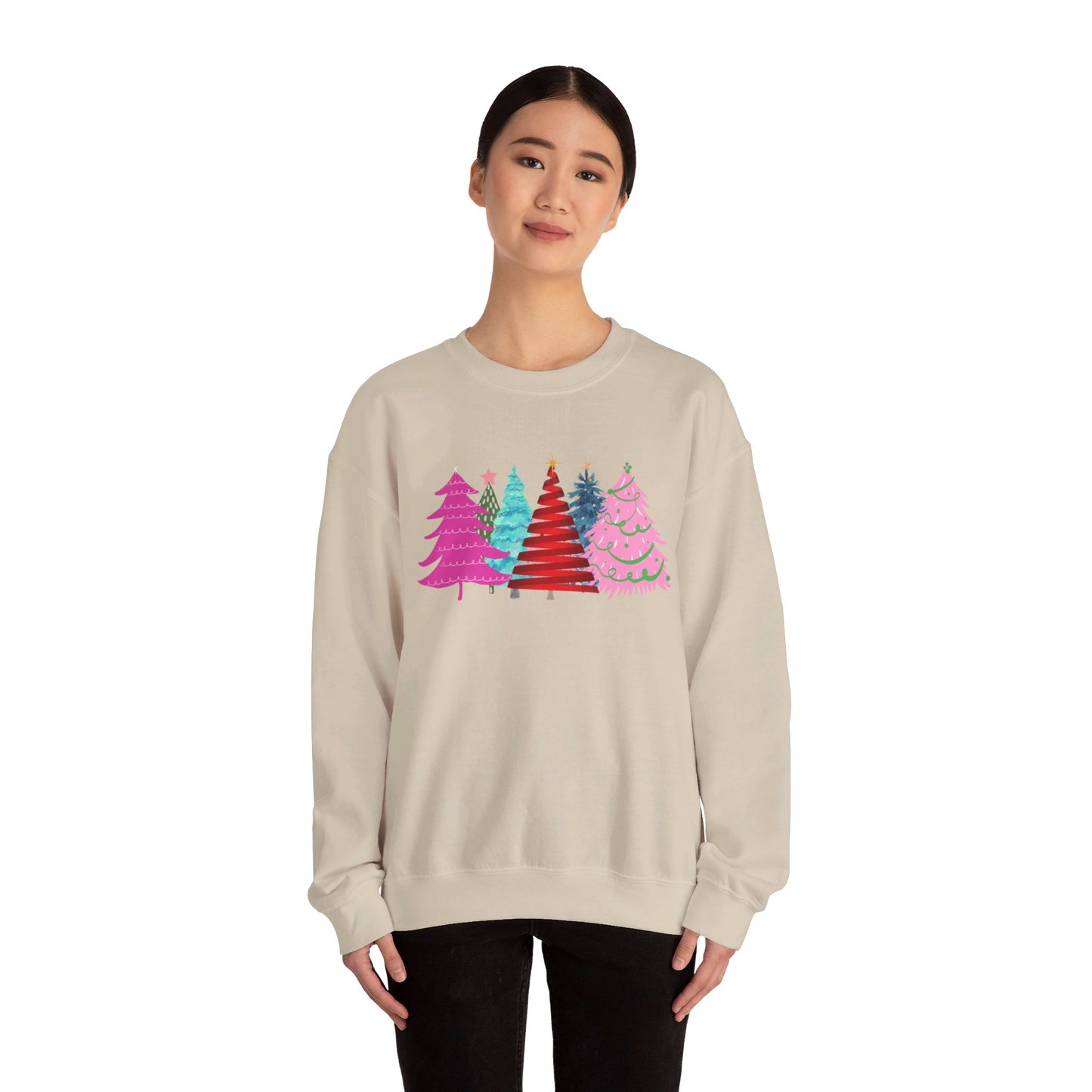 Colorful Christmas Tree Sweatshirt