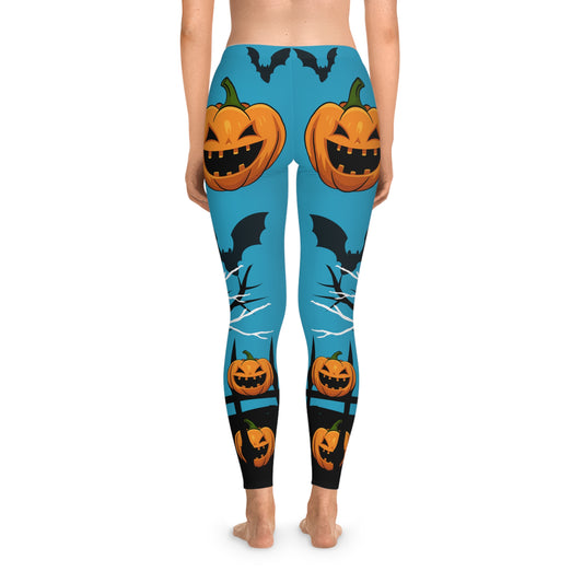 Jack O' Lanterrn Stretchy Leggings (AOP)