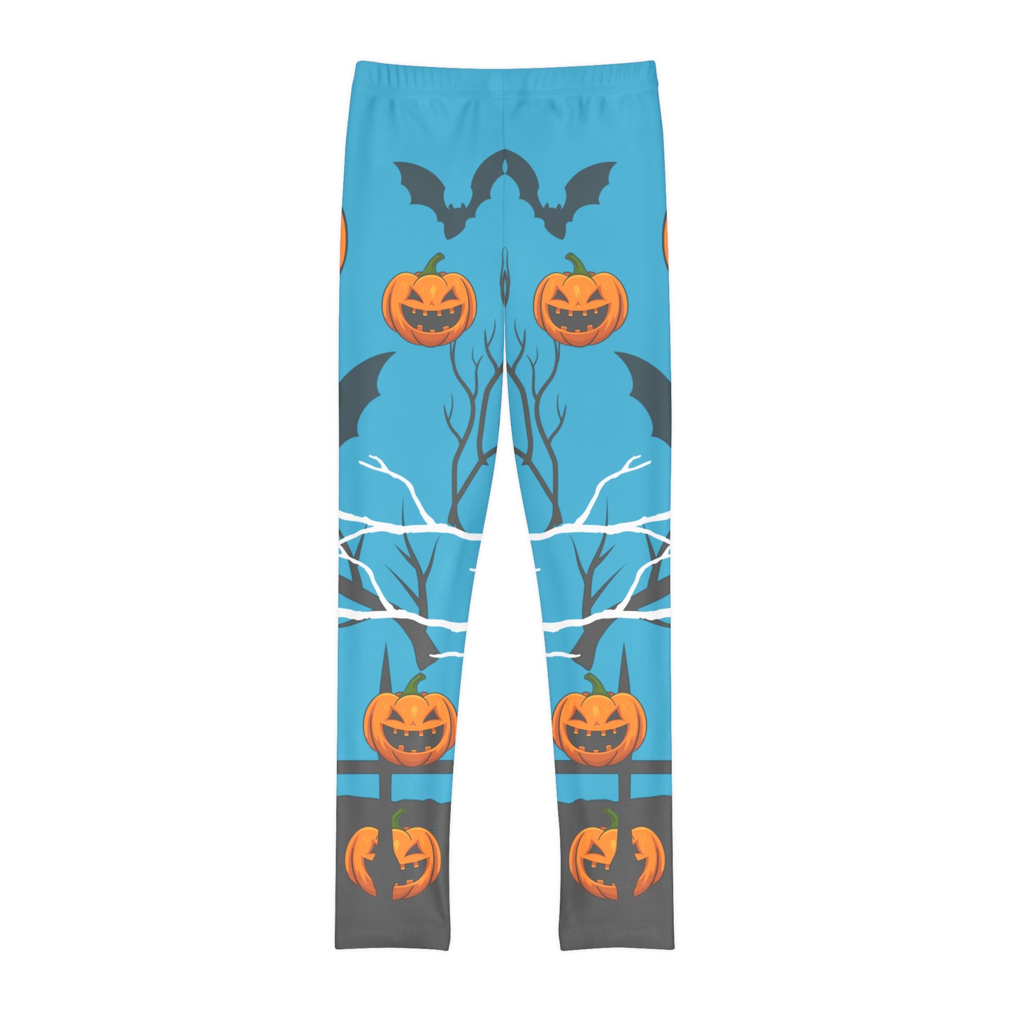 Jack O' Lantern Girl's Full-Lenth Leggings