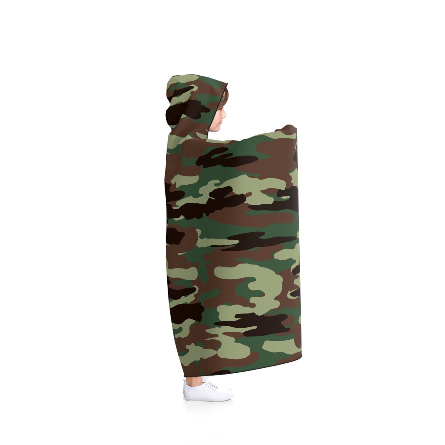 Hooded Blanket - Military Camo