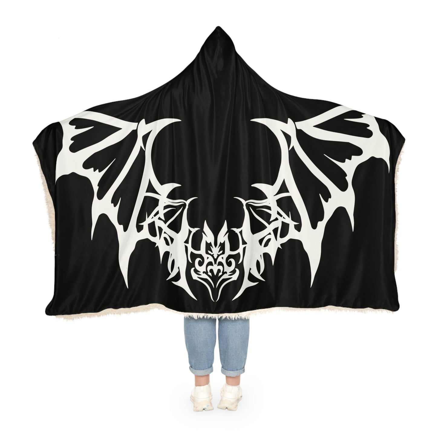 Bat Wings Cape Cloak, Halloween Costume, Hooded Blanket