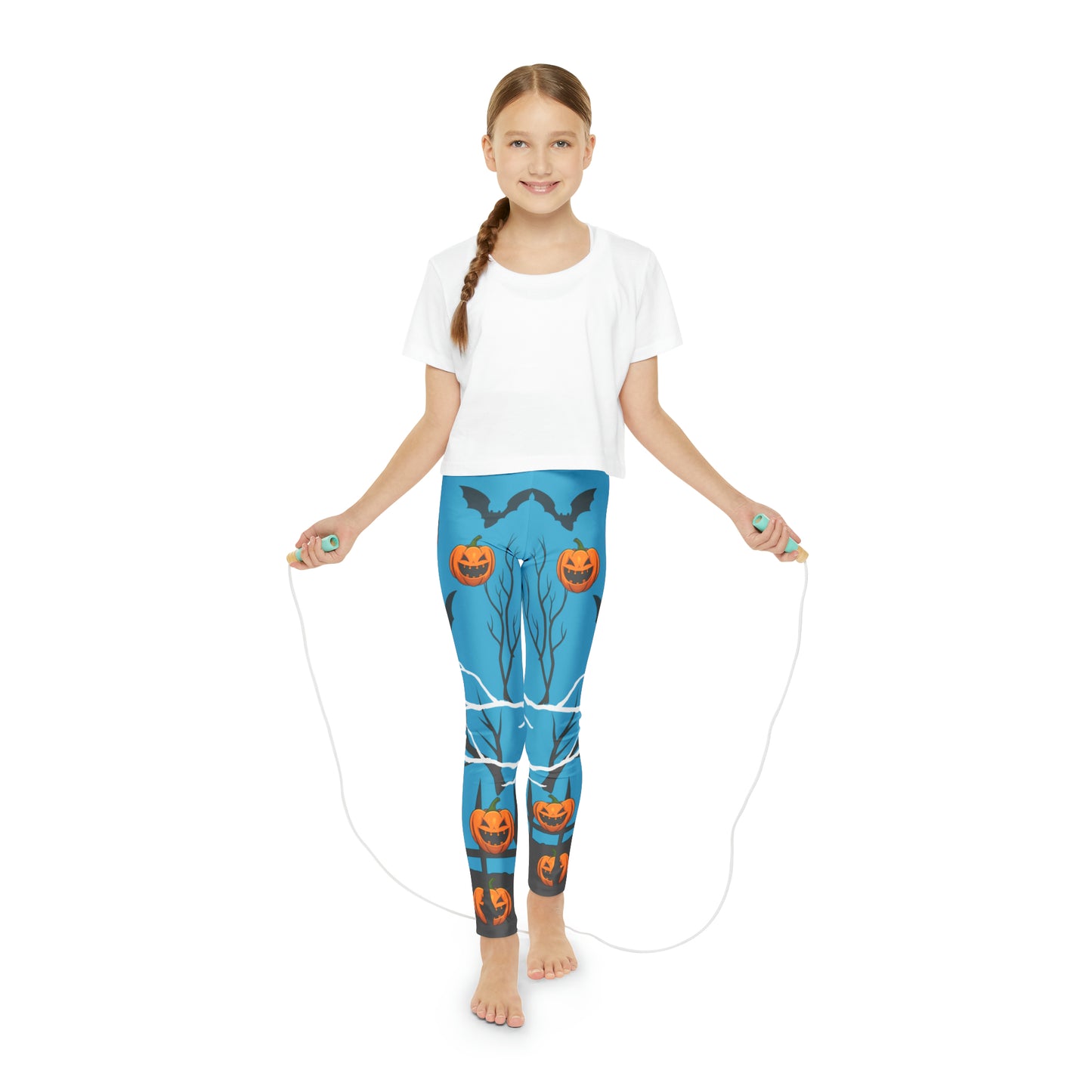 Jack O' Lantern Girl's Full-Lenth Leggings