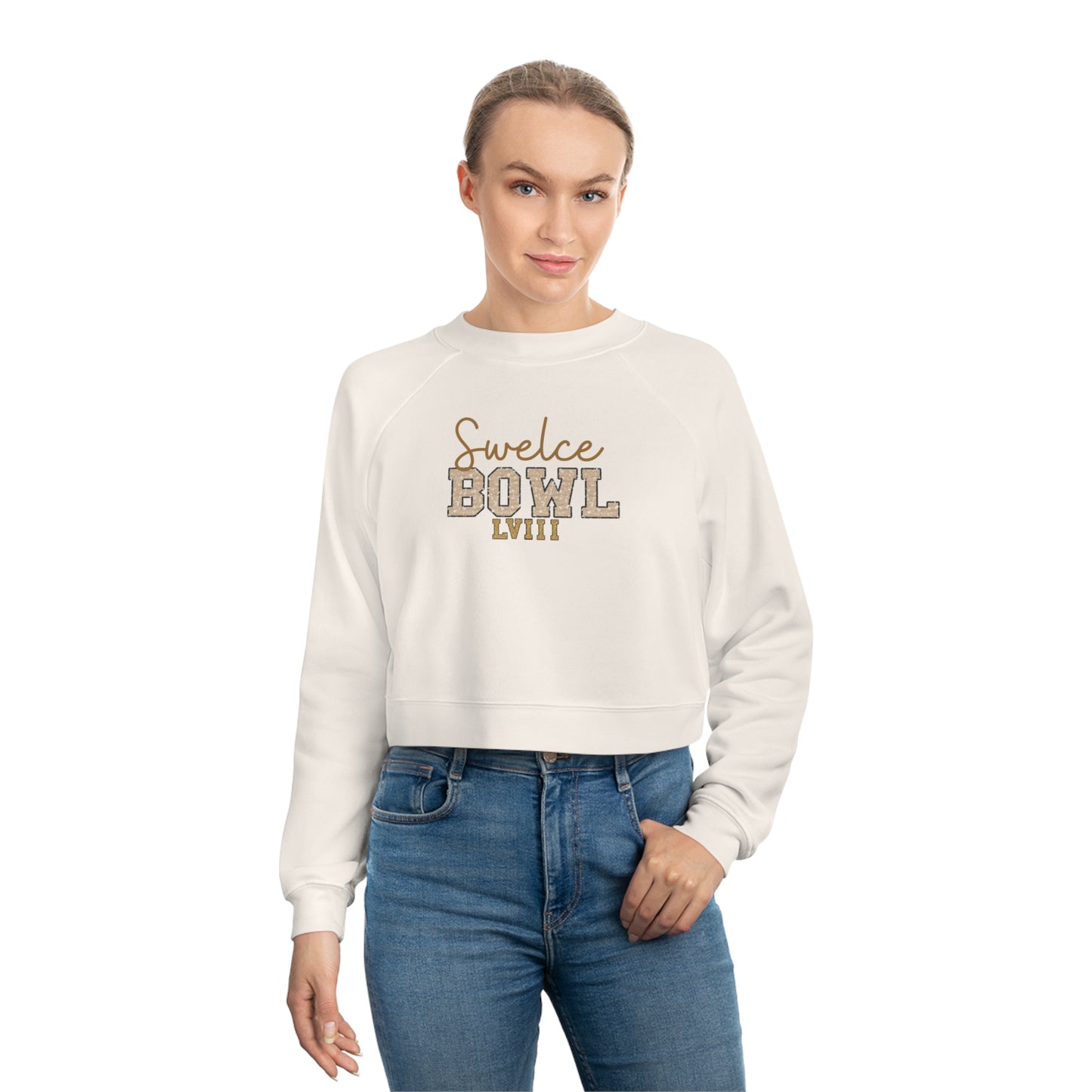 Swelce Bowl Cropped Top Football Sweatshirt, Travis Kelce 87 and TS Football Sweatshirt