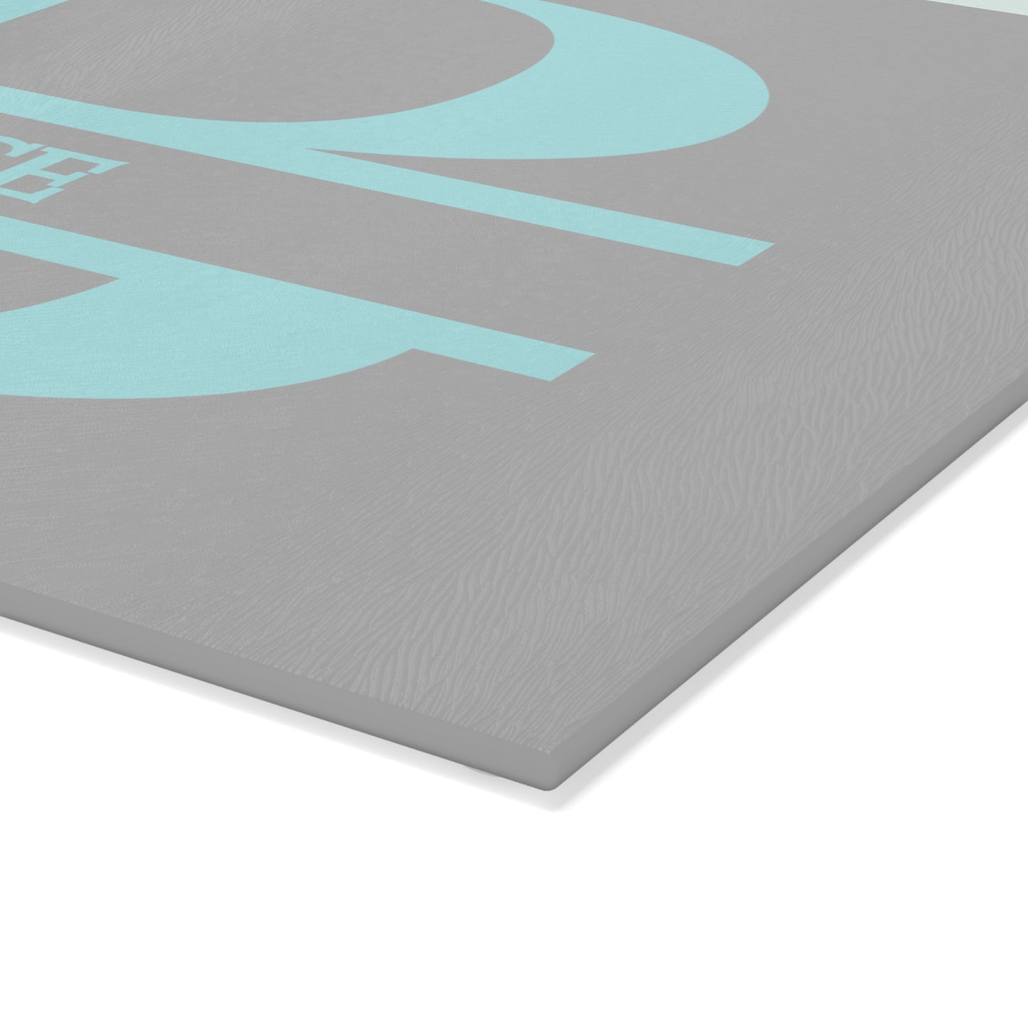 Bruce - Personalized Glass Cutting Board — Monogram initial B