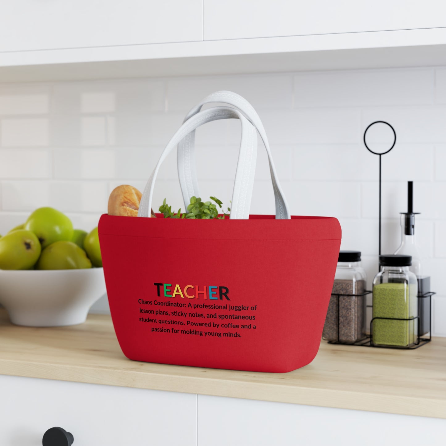 Teacher Lunch Tote Bag