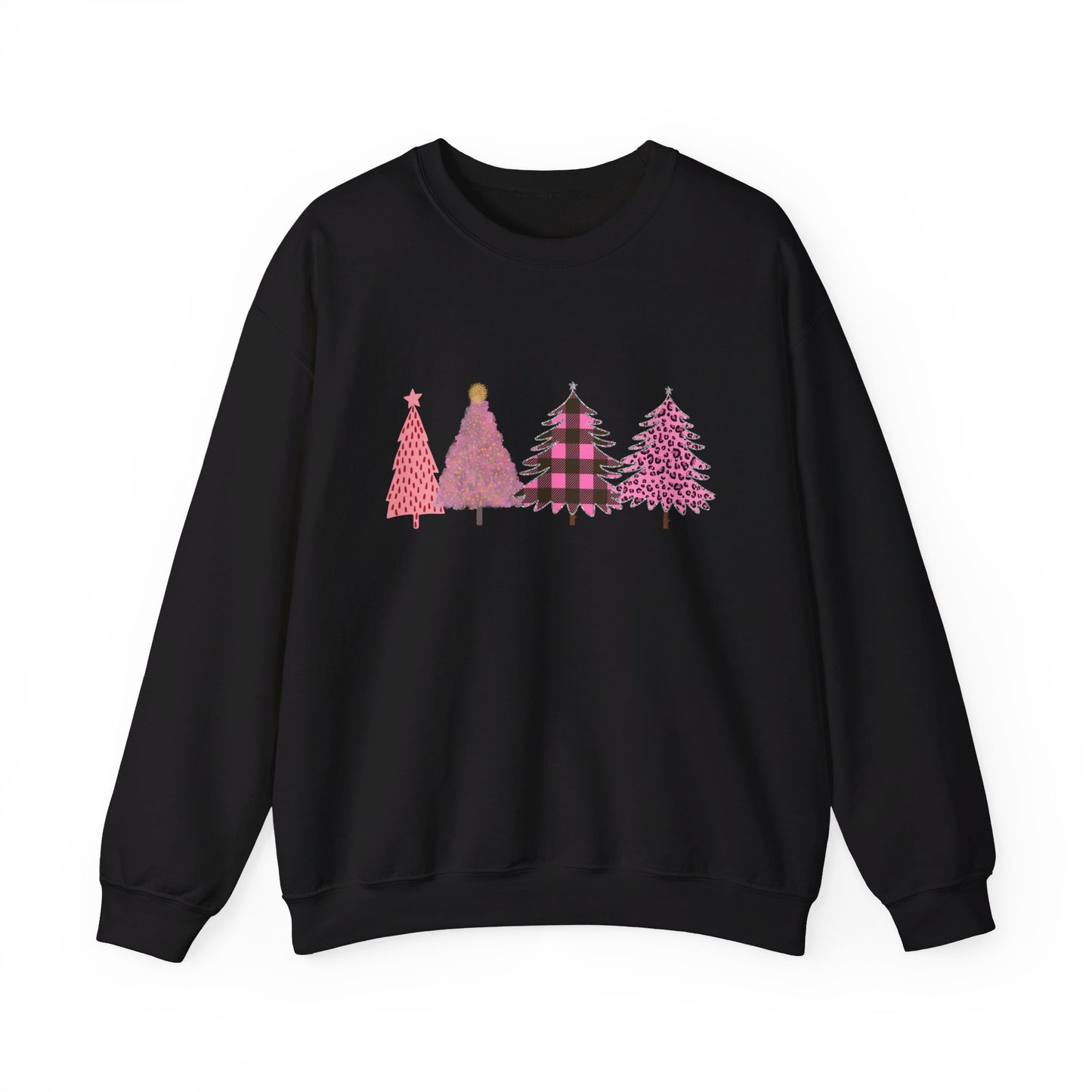 Pink Christmas Trees Sweatshirt