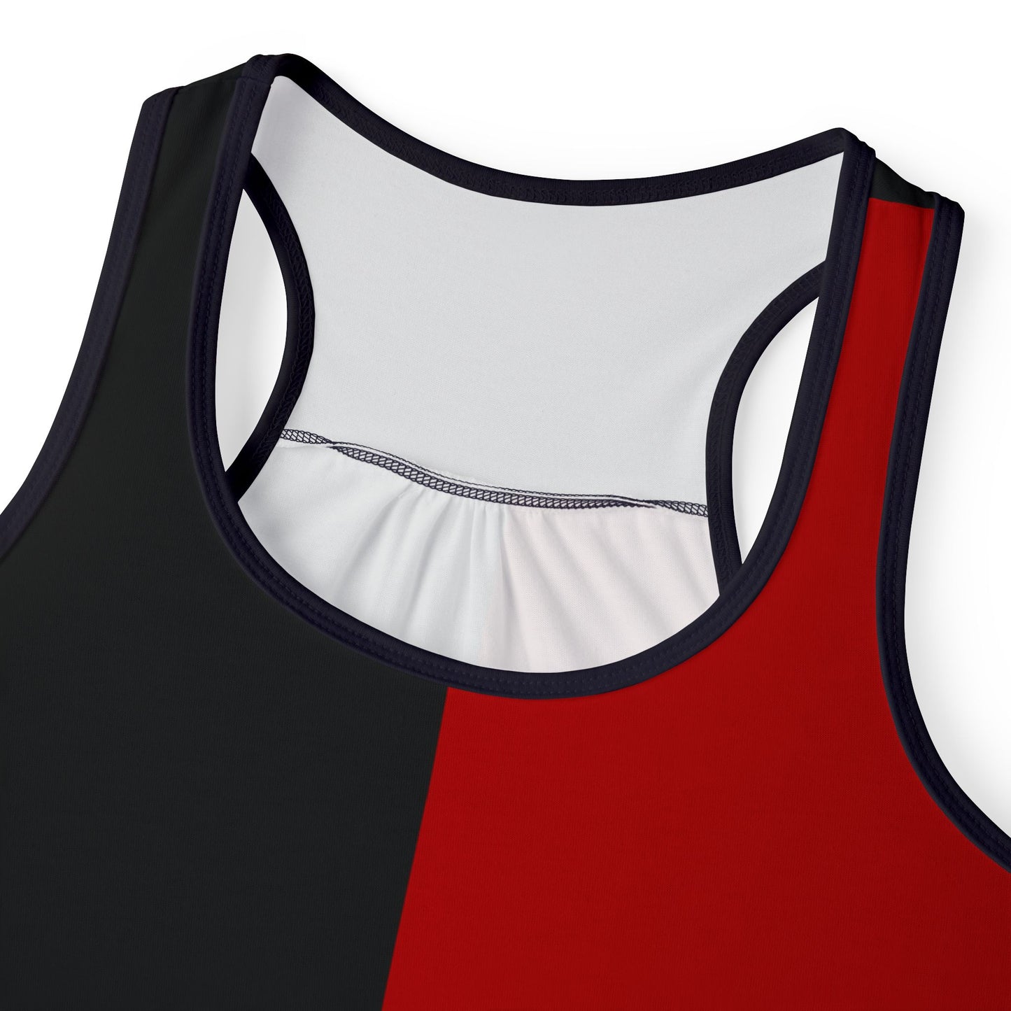 Quinn Harlequin Vintage Red & Black Women's Tank Top, Women's Halloween Costume