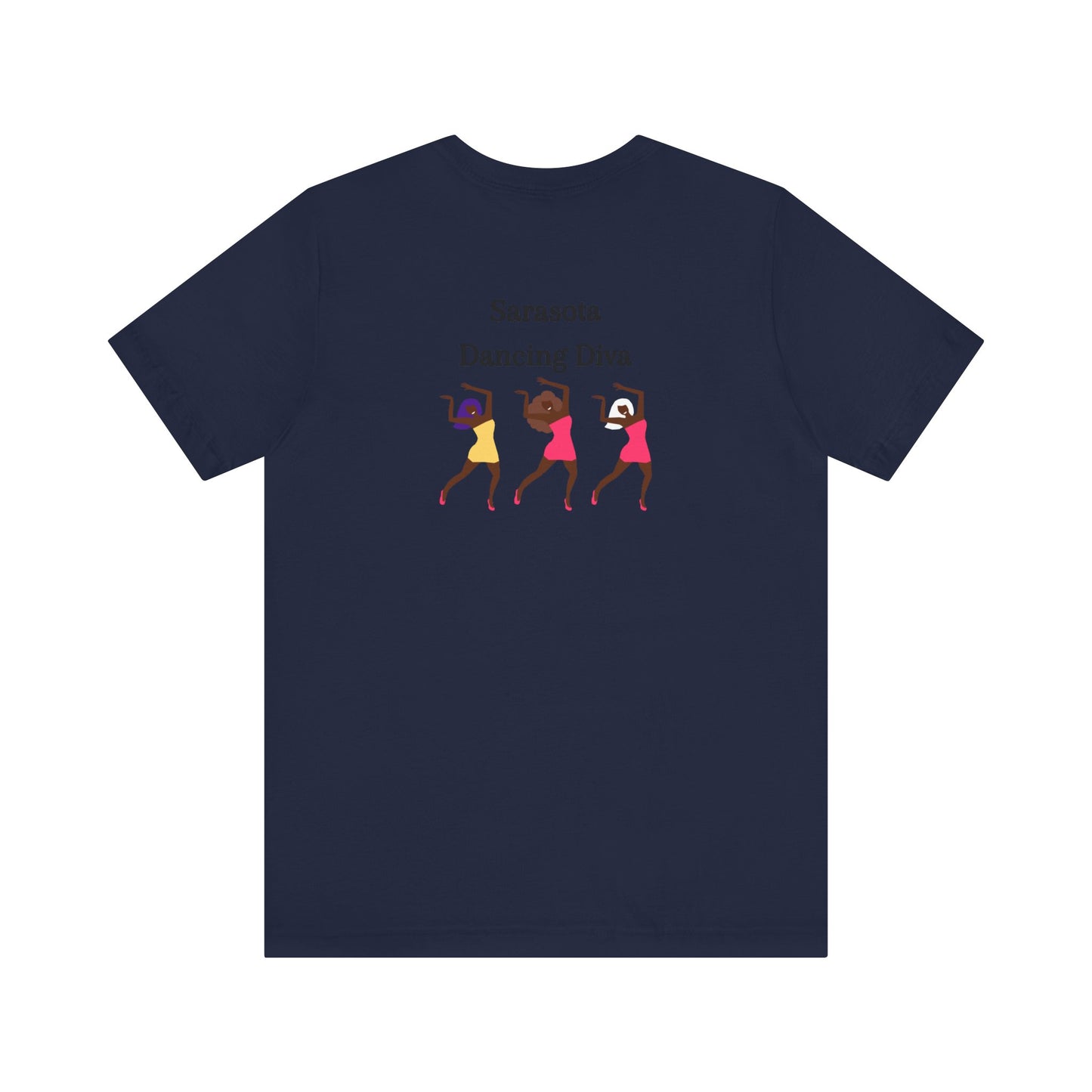 Sarasota Dancing Divas in Mini Skirts - Unisex Jersey Short Sleeve Tee