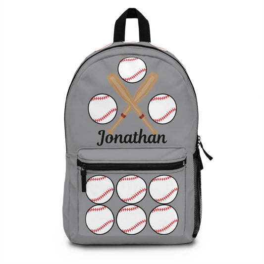 Personalized Boys Baseball Backpack