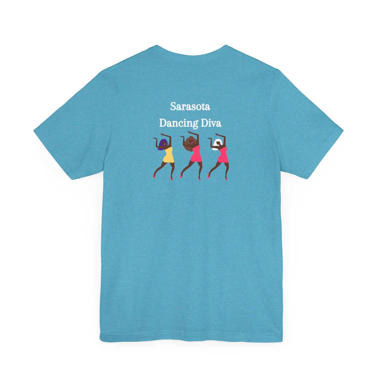 Sarasota Dancing Divas in Mini Skirts - Unisex Jersey Short Sleeve Tee