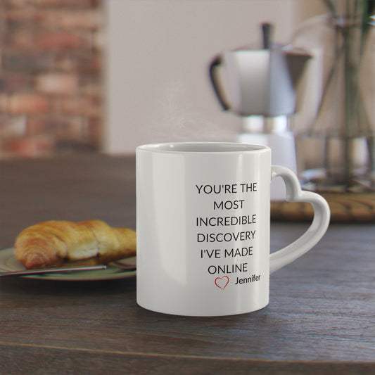 Heart-Shaped Mug - Incredible Discovery Online