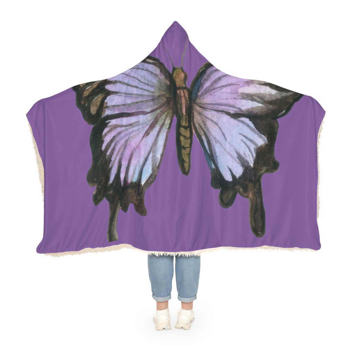 Butterfly Hooded Robe, Halloween Costume, Women's, Teens Butterfly Costume, Not Scary, Not Horror Costume