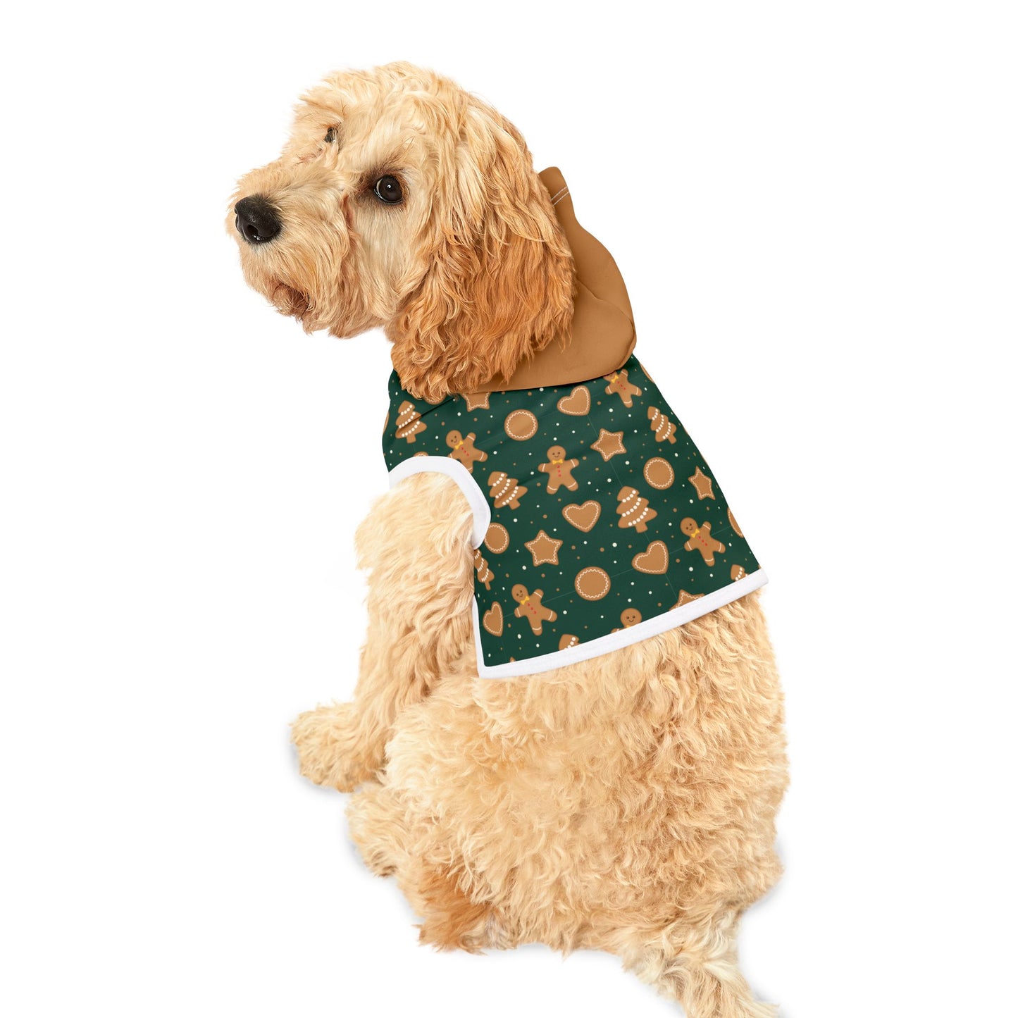 Women's Satin Gingerbread Man Pajamas with Matching Pet Hoodie