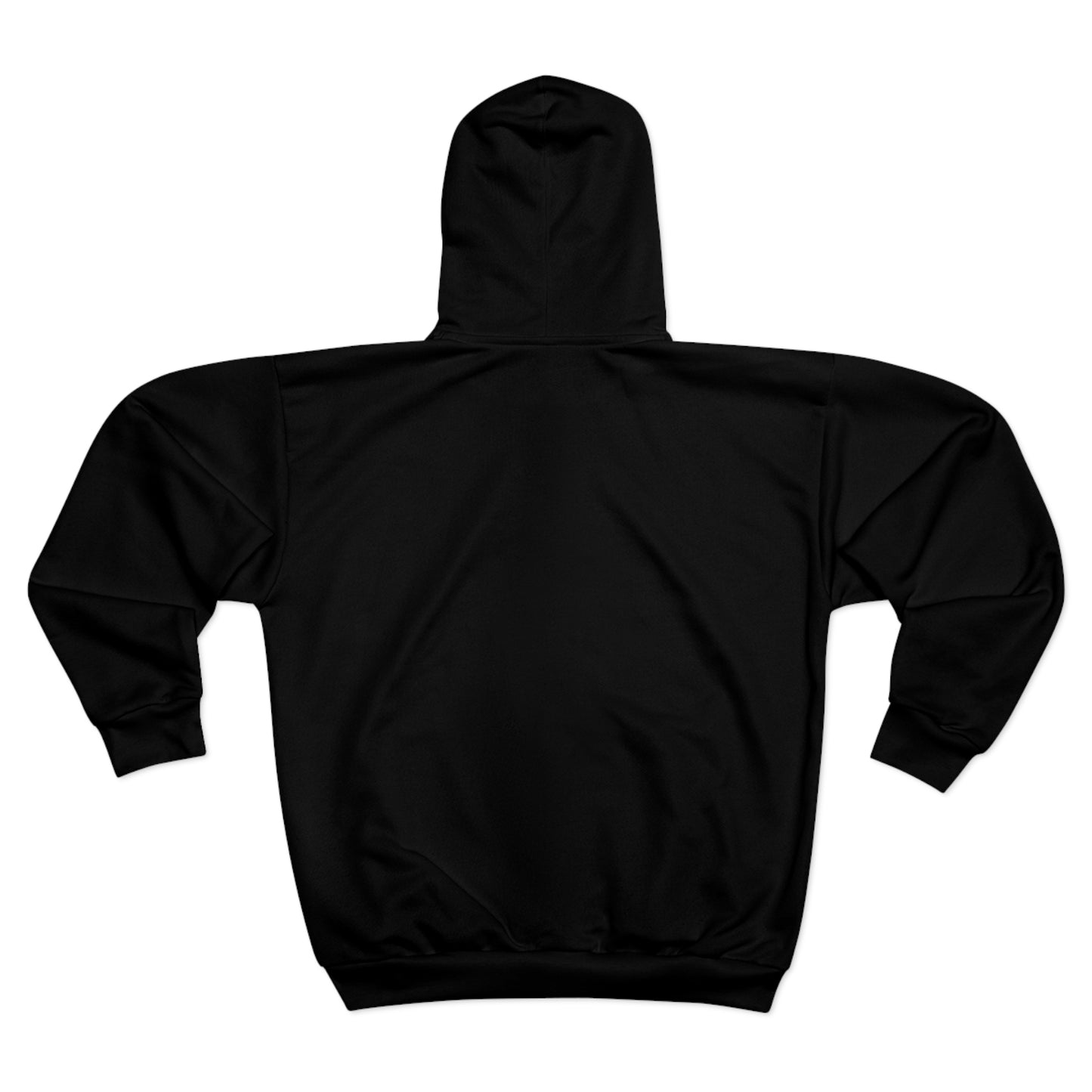 Skelton Hands  Zip Hoodie - Black