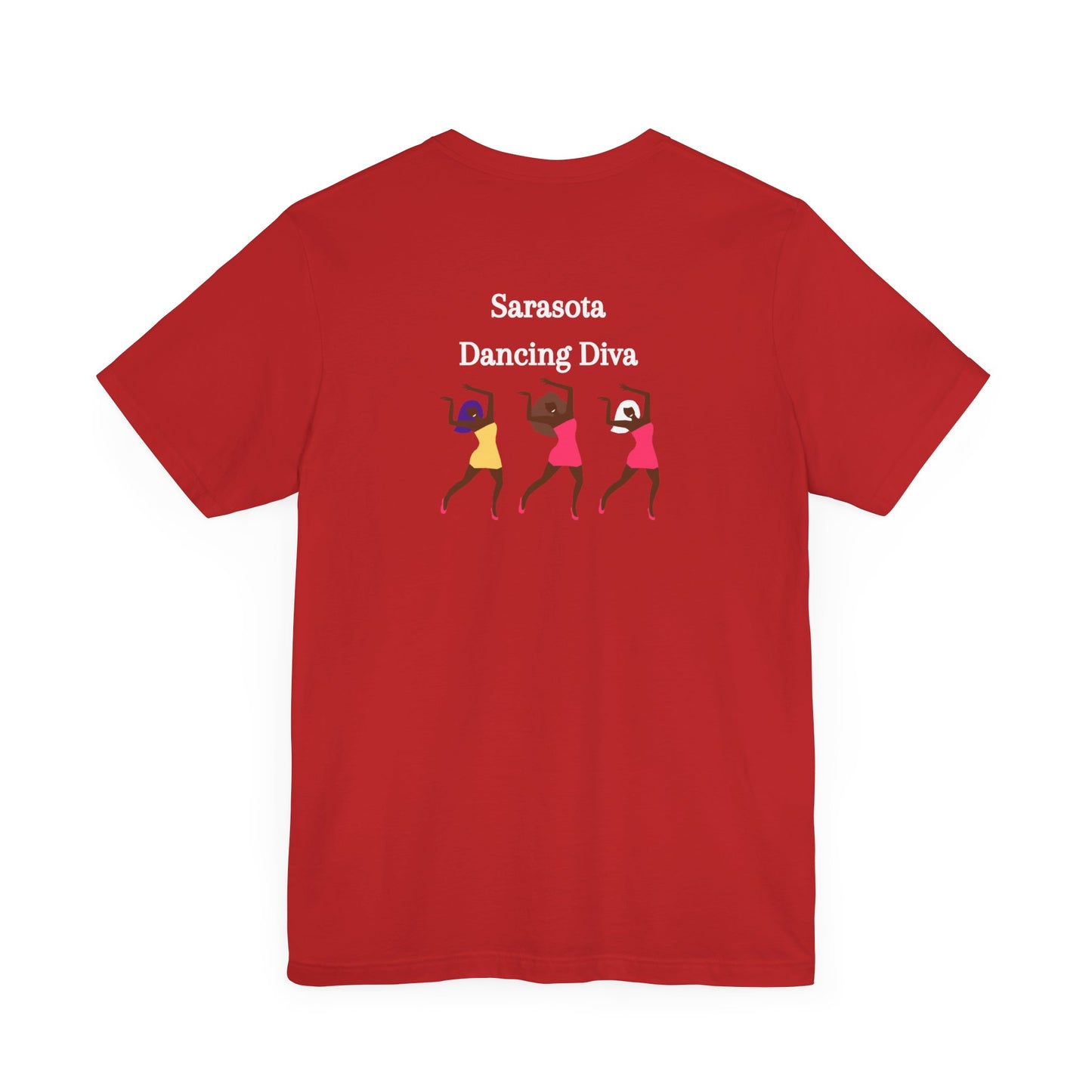 Sarasota Dancing Divas in Mini Skirts - Unisex Jersey Short Sleeve Tee